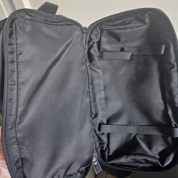 Prada Black Nylon Toiletry Bag with Logo Plaque - Picture 11 of 16